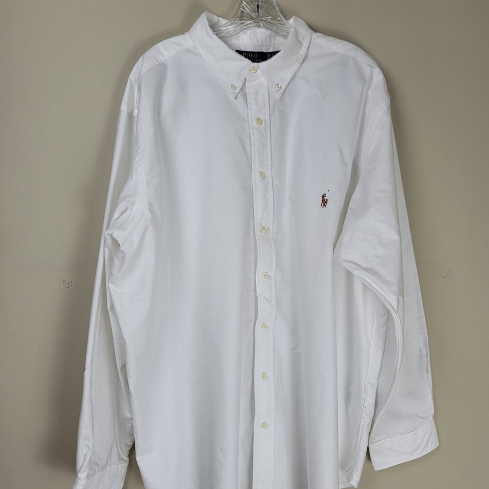 Polo Ralph Lauren Men's Long Sleeve Button Down Oxford Shirt Size 2XB - Picture 3 of 11